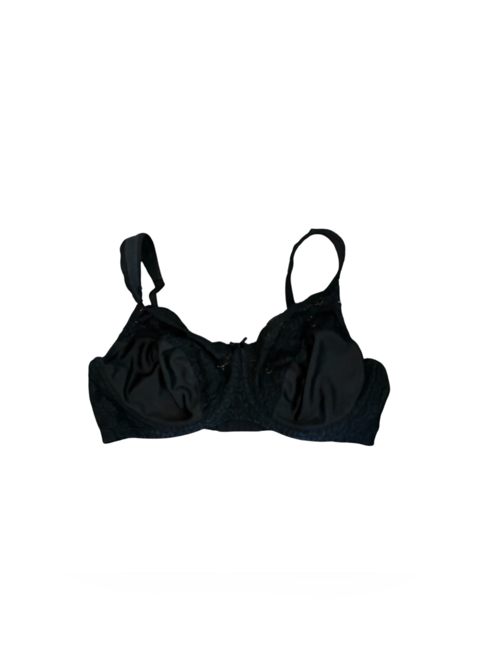 Vintage 90s Playtex Body Language Full Coverage Underwire Bra Lace Black 40D